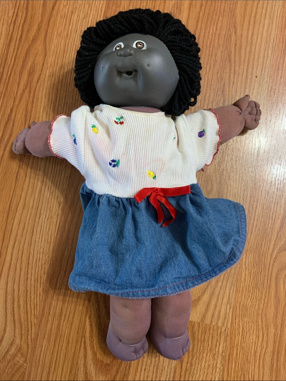 Cabbage PatchPlush Black American Doll 1980s